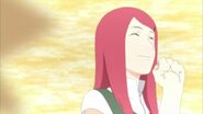 Kushina telling Naruto that she always enjoyed fighting the bullies that picked on her.