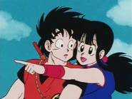 Chi-Chi points to her father's castle