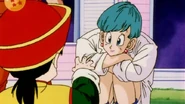 Bulma sees that Gohan is smart