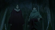 Itachi and Sasuke join forces to take down Kabuto.