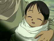 Ishizu as a baby