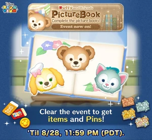 International Events/Duffy and Friends Picture Book | Disney Tsum