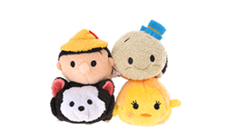 DisneyTsumTsum PlushSet Pinocchio jpn 2016 Mini