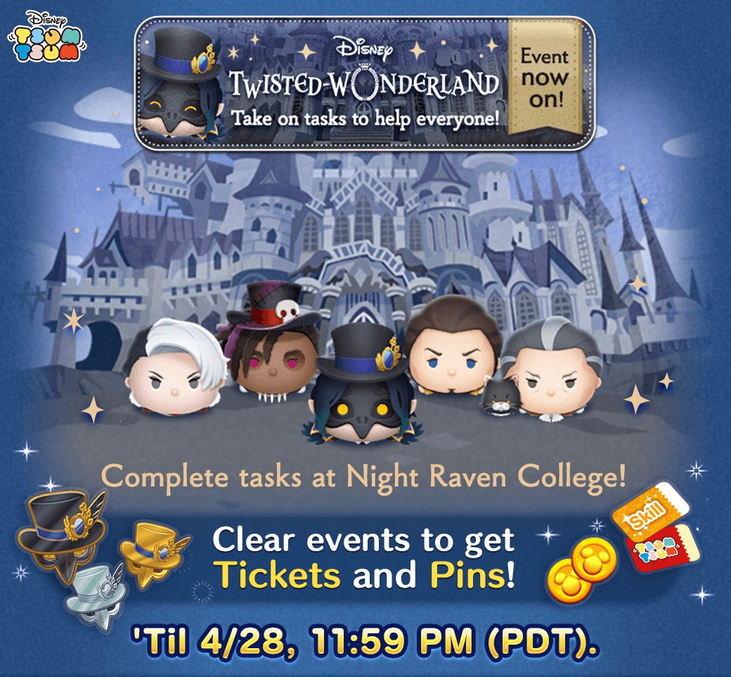 International Events/Twisted Wonderland Take On Tasks To Help Everyone Disney Tsum Tsum Wiki