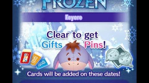 Disney Tsum Tsum - Eeyore (Frozen Event - Card 8 - 5)