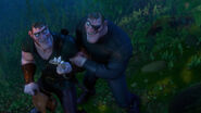 The Stabbingtons having received the crown from Gothel.