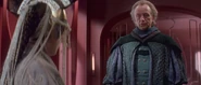 Palpatine telling the Queen to call a vote of no confidence in order for a new Chancellor to be elected.