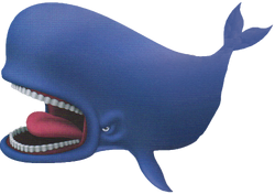 Monstro as he appears in the Kingdom Hearts series.