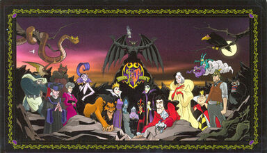 Stickers Disney Villains Evil Queen, Hook, Maleficent, Tremaine