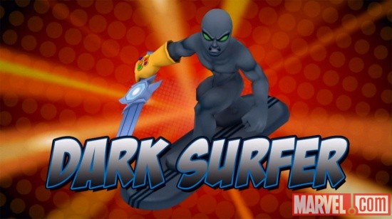 Dark Silver Surfer from The Super Hero Squad Show : r/HeroForgeMinis