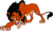 Scar in the clipart