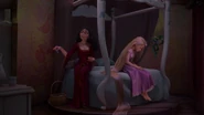 "There it never happened!'-Gothel having undid Rapunzel's braid after they return to the tower.
