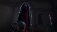 "Now look what you've done Rapunzel. Oh, don't worry, dear. Our secret will die with him."-Gothel intending to leave Eugene to die from his wound as she taunts Rapunzel.