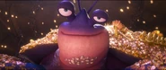 "But you can't expect a demigod. To beat a decapod. Look it up."-Tamatoa's evil grin as he breaks the fourth wall.
