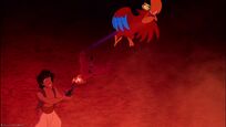 Jafar and Iago's defeat (1st film)