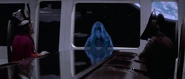 Sidious meeting with Gunray, asking if Queen Amidala signed the treaty to make the Trade Federation's blockade legal.
