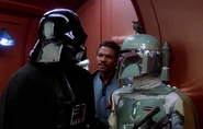 Boba Fett with Darth Vader and Lando.