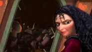 Gothel angry to discover Rapunzel left the tower and that Flynn is accompanying her to the kingdom to see the floating lanterns.