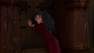 Gothel closing the window.
