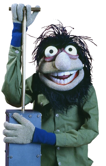 Figurine Muppet Show Crazy Harry avec dynamite de Palisades Toys - portée