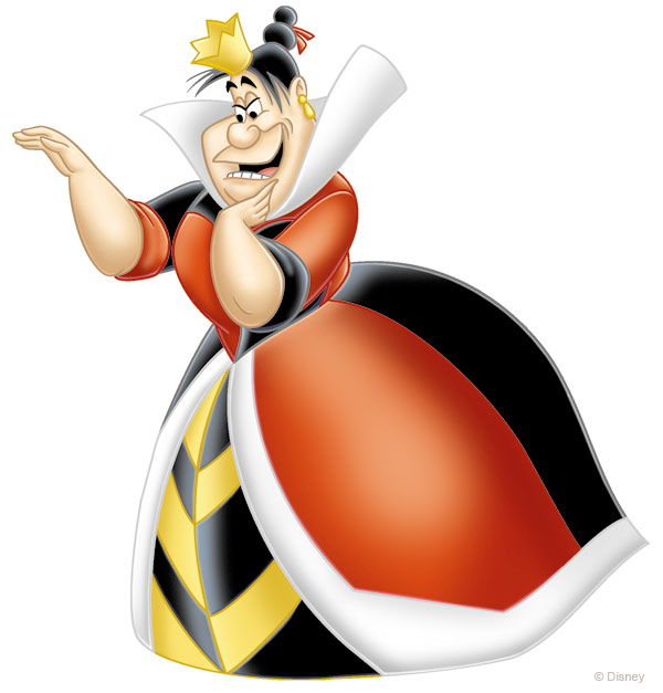 alice in wonderland disney characters queen of hearts