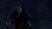 Gothel having entered the tower.