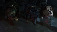 Gamma, Beta, and Alpha informing Muntz of Dug's betrayal.