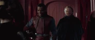 Later, Palpatine meets Queen Amidala with Captain Panaka.