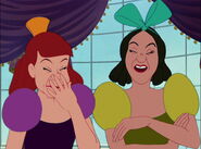 However, Anastasia and Drizella laugh when their mother reveals she does not want Cinderella to go the ball.