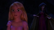 "Well, I thought he'd never leave!"-Gothel revealing herself after Eugene leaves to get firewood.