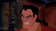 When Belle calls him the real monster, Gaston angrily snaps, reaching his breaking point.