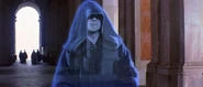 Sidious hearing Queen Amidala has formed an army to fight against the Trade Federation.