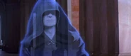 Sidious ordering the Trade Federation to wipe out Amidala's army.