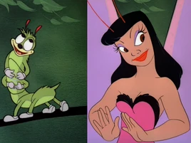 Singing Caterpillar-Butterfly Woman