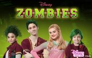 Disney's Zombies Eliza, Zed, Addison and Zoey