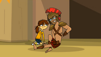 Alec jokes with Fiore