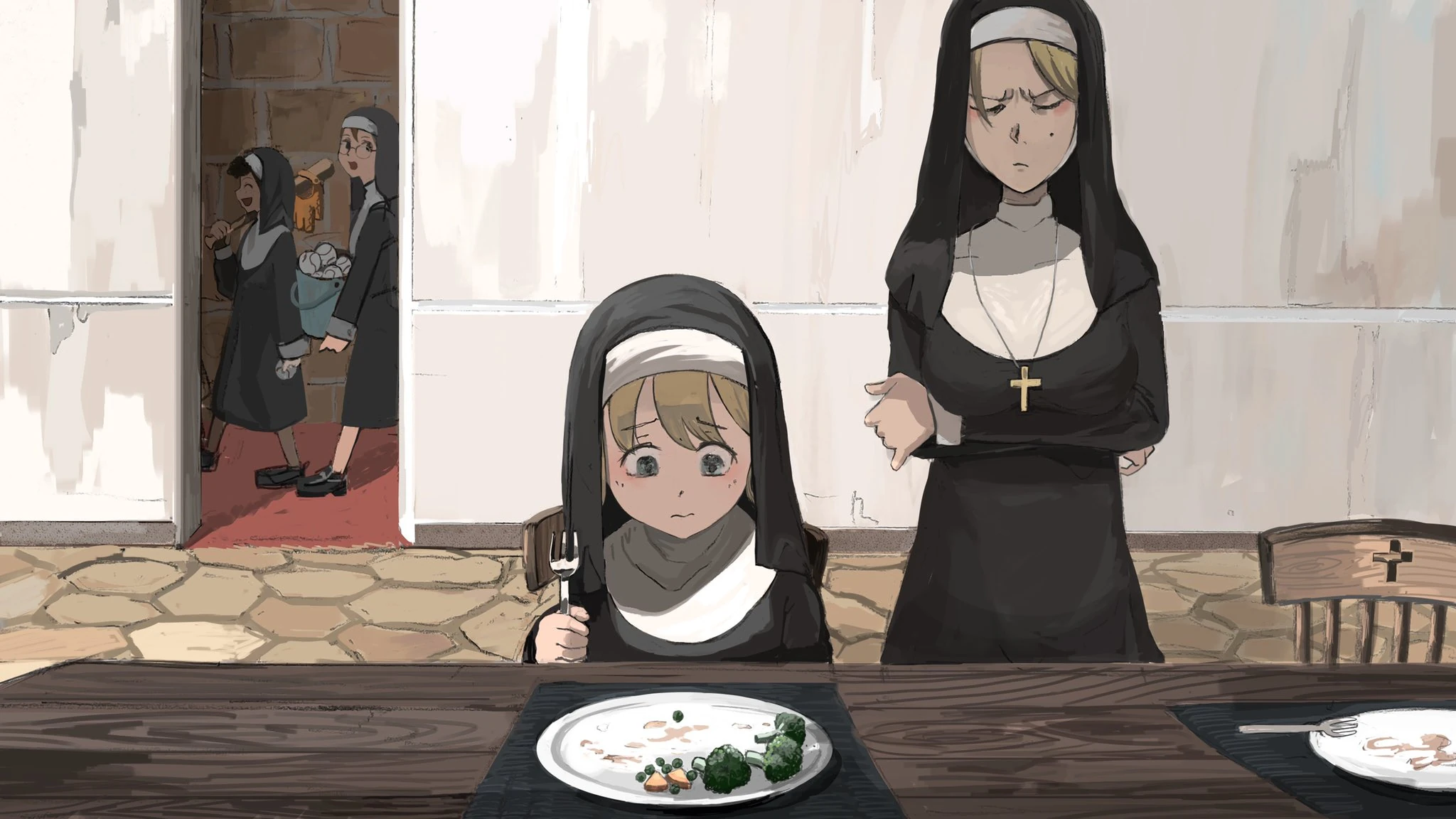 Tweet 5 "She is not allowed to stand" | Diva's Nuns Wiki | Fandom
