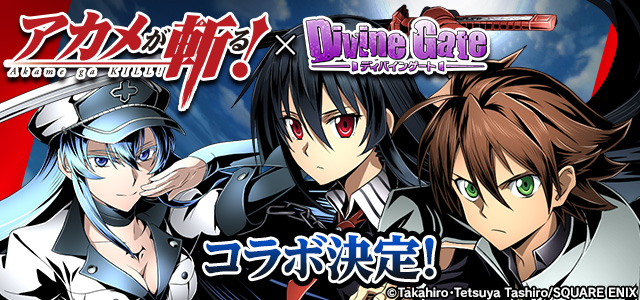 Akame ga KILL Brasil - Tá tendo uma parceiria entre o jogo Divine