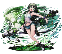 High-res Wind Staff-Wielder Criminal, Midori without bg