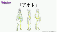 Anime full body concept art