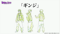 Anime full body concept art