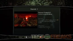 Меню показа навыка в действии в консольной версии Divinity II.