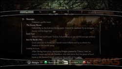 Меню заданий консольной версии Divinity II.