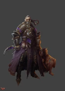 Concept art of Black Ring Knight from Divinity: Original Sin II