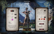 The character creation menu with a female elf from early access of Divinity Original Sin 2