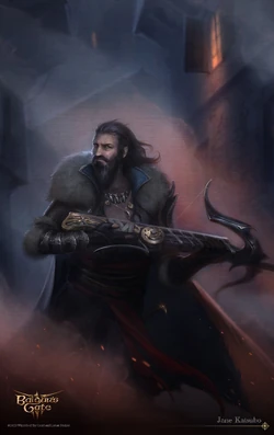 Ifan ben-Mezd portrait found in Baldur's Gate III