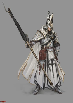 Concept art of Paladin Male Warlock from Divinity: Original Sin II