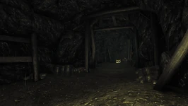 Abandoned Catacomb interior golden chest in western tunnel (D2 FoV locaton)