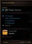 In-game tooltip