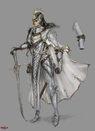 Concept art of Paladin Female Grunt from Divinity: Original Sin II